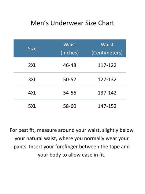 jockey brief size|jockey large size chart.